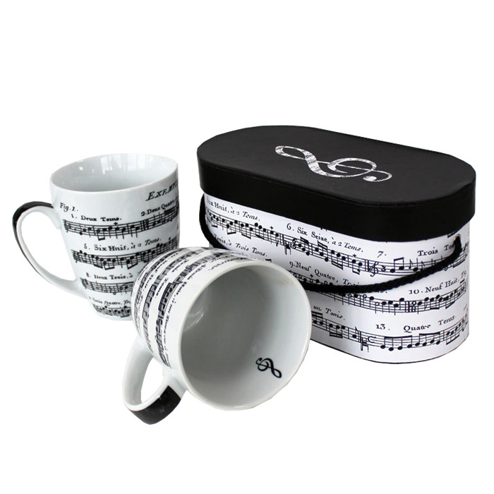 Sparkle Home and Gifts Adagio White Mug Set Gift Boxed